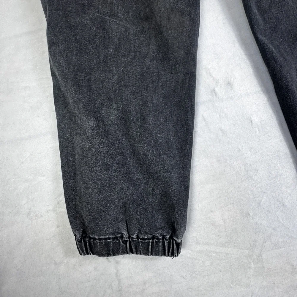 Lane Bryant Womens Boyfriend Jogger Jeans Faded Black Whisker Denim Outdoor 22